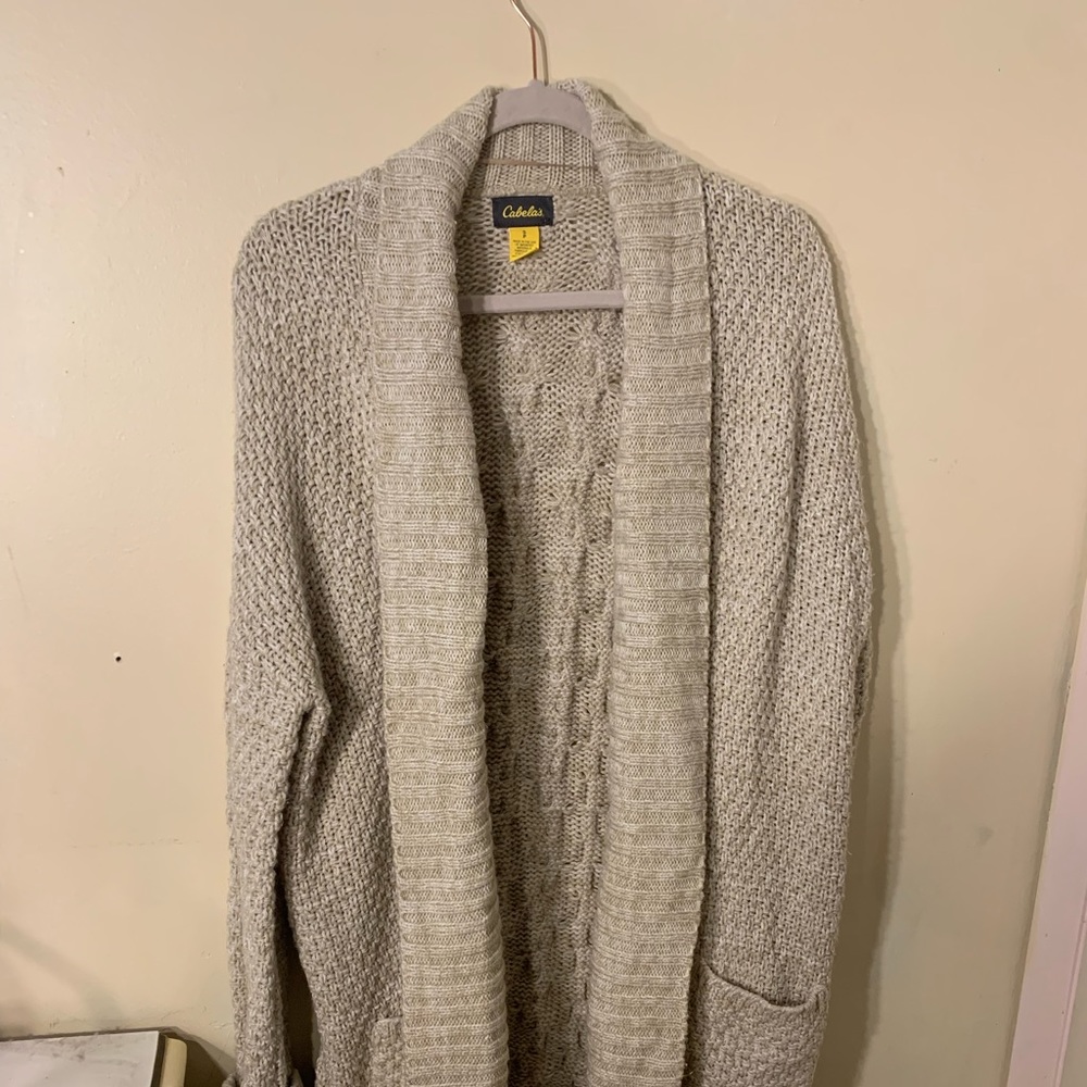 Cabelas oversized knit cardigan - Picture 2 of 5